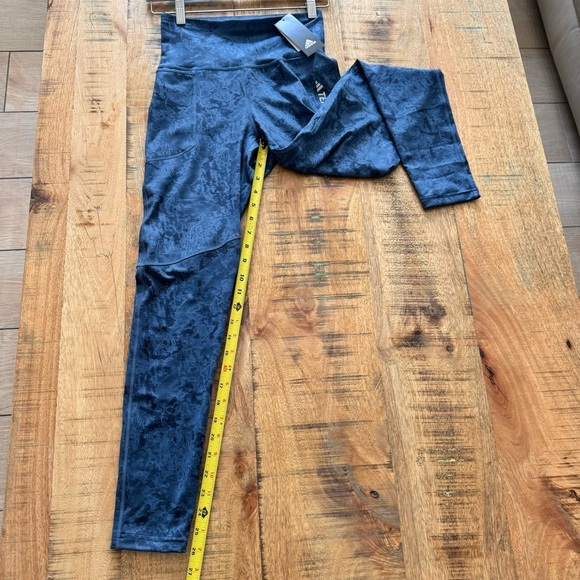 ADIDAS TERREX Skinny Workout Leggings Pants Multi in Navy Dusty Blue Size Small - Picture 13 of 16